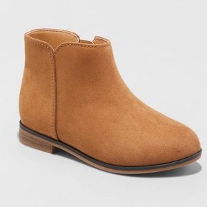 Toddler Girls' Penelope Slip-On Zipper Booties